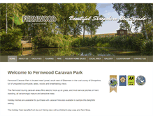 Tablet Screenshot of fernwoodpark.co.uk